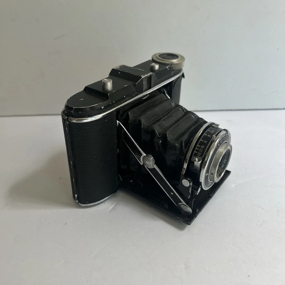 Vintage Agfa Isolette Germany Folding Camera Anastigmat  85mm F/1:6.3 Lens Parts